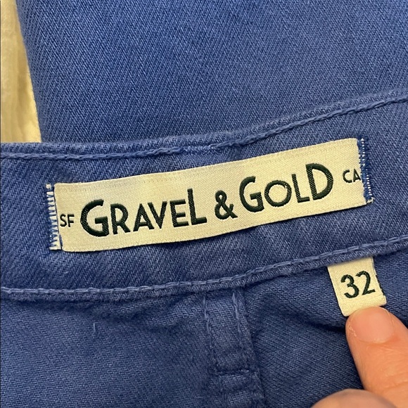 GRAVEL & GOLD Placer High Rise Straight Leg Pants in Labourer Blue Size 32 | 14 - Picture 15 of 16